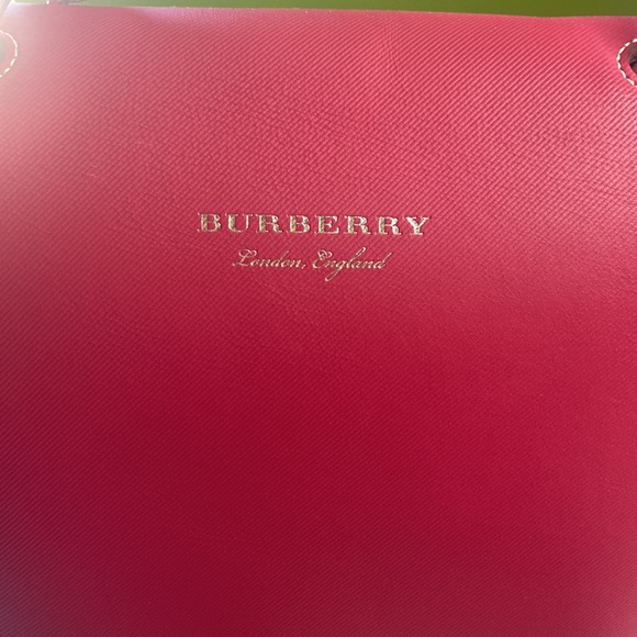 🇬🇧✨BURBERRY✨TRENCH CALFSKIN PINK CROSSBODY/TOP HANDLE✨with COA - Picture 6 of 17